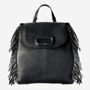 NWT Maje Fringed Leather Backpack